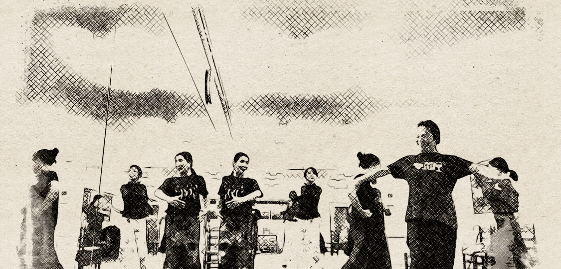 そして「うねじゅんじゅん」京都公演 リハーサル そして「うねじゅんじゅん」京都公演 リハーサル