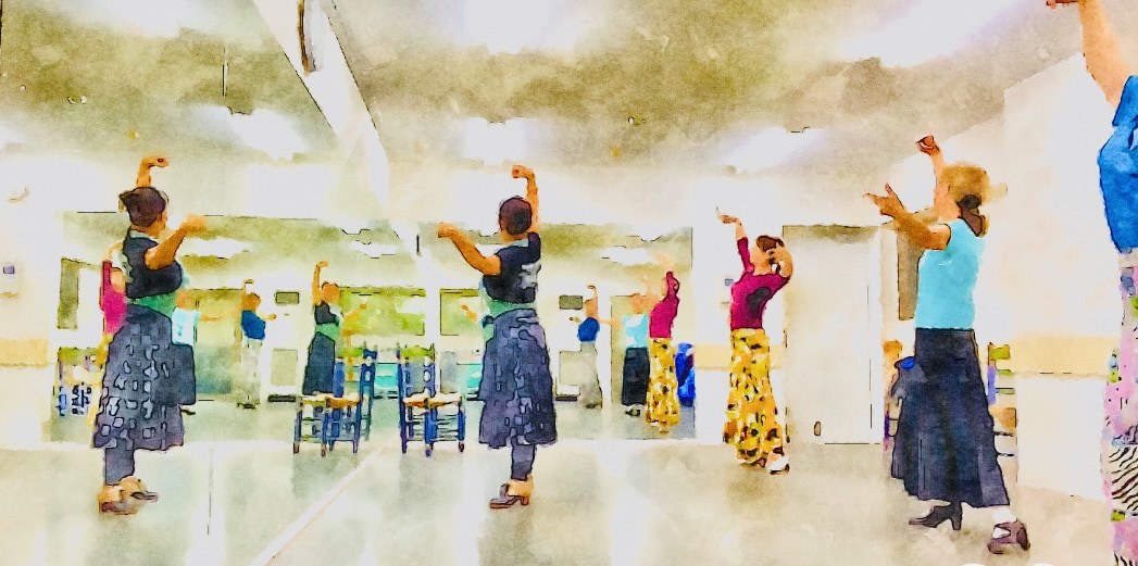 雨の土曜日 フラメンコも合気道も頑張ったよ 雨の土曜日 フラメンコも合気道も頑張ったよ