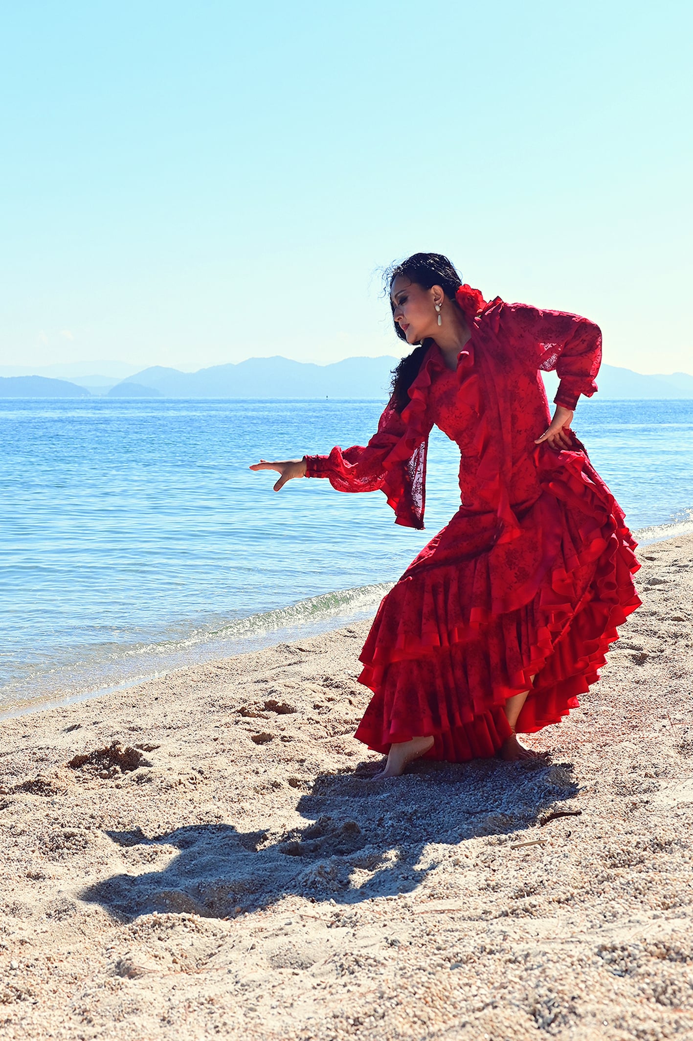 Lago Biwa y Flamenco 琵琶湖とフラメンコ